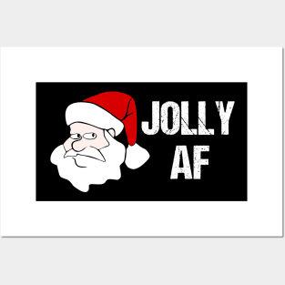 Funny Christmas Gifts Santa Joily AF Posters and Art